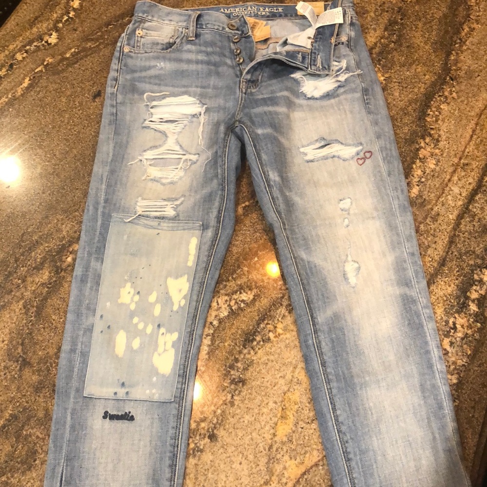 Vintage custom american eagle jeans